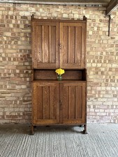 Arts Crafts Oak Linen Pantry