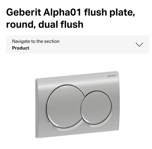 Geberit alpha01 round - geberit,