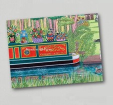 Fridge Magnet Canal Barge