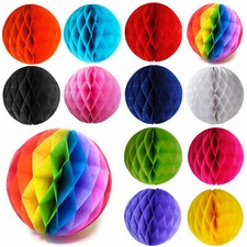 5 PACK Paper Honeycomb Balls