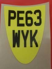 TRIALS BIKE SELF ADHESIVE REG