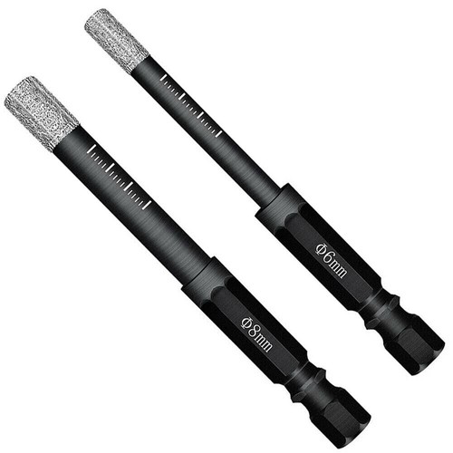 Diamond tipped dry - dry, drill
