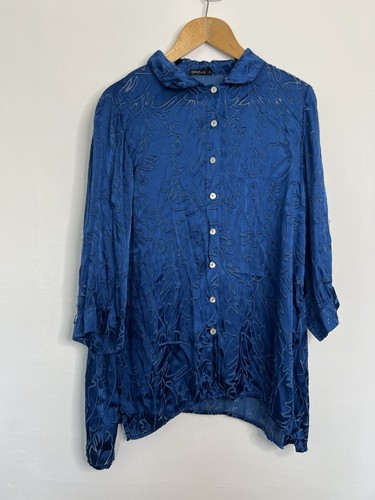 Grizas blouse size - grizas, blue