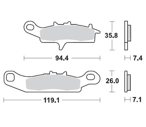 Moto master brake pad atv - moto-master,