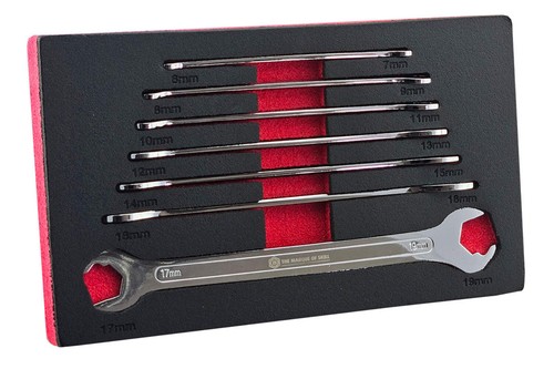 Piece ultra thin spanner set - 7-piece,