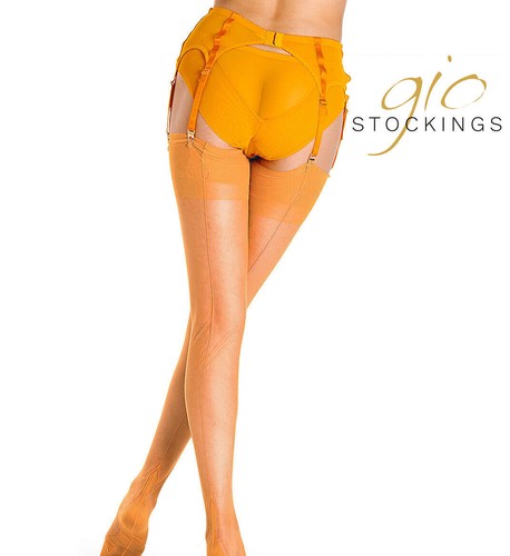 Gio fully fashioned stockings - gio,
