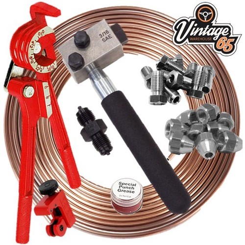 Brake pipe flaring tool - flaring, repair