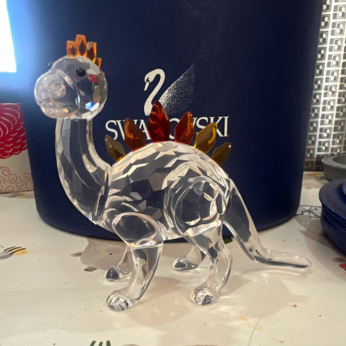 Swarovski crystal dinosaur - crystal,