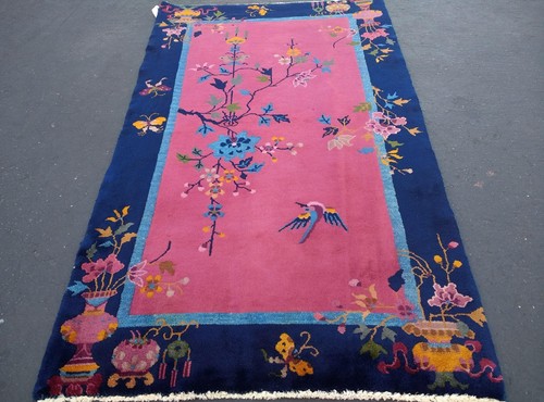 Chinese peking rug - 3'x,