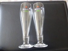 2 x Heineken Half Pint Glasses