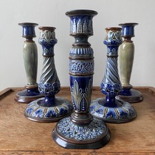 5 x Antique Doulton Lambeth