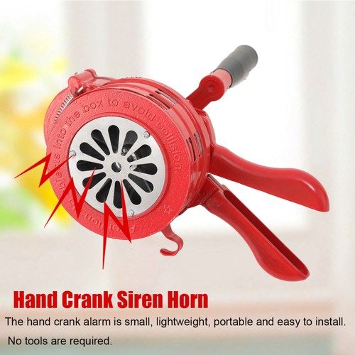 110db loud hand crank siren - loud,