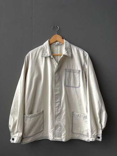 Faded cotton bleach workwear - bleach,