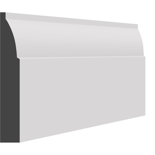 Ovolo mdf skirting board - mdf,