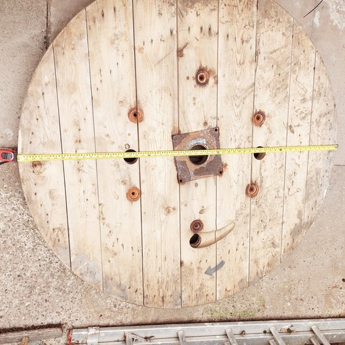 Wooden cable reel spool - cable, reel/spool