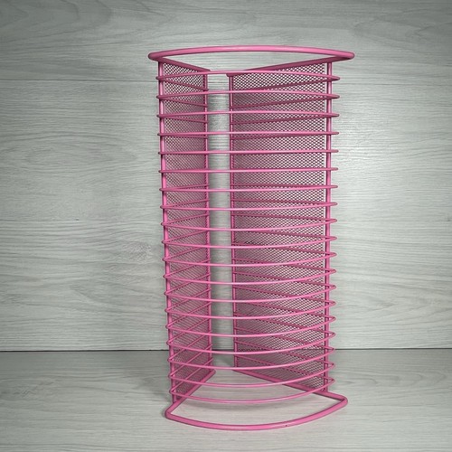 Pink metal wire storage - pink,