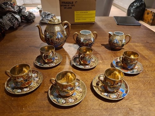 Samurai china teaset - samurai,