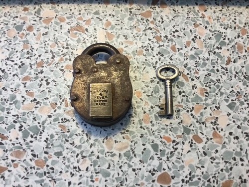 Antique willen padlock and - padlock,