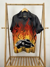 VTG Lowrider Car Fire Flame