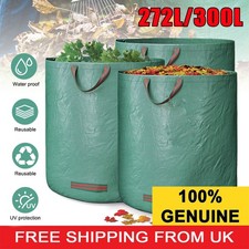 3X Heavy Duty Garden Waste Bag Refuse Heavy Duty Sacks Grass Leaves Rubbish Bags