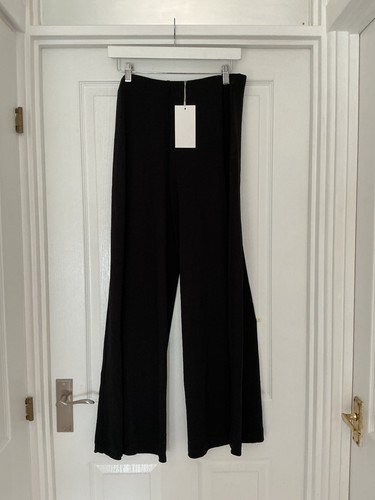 Zara women black wide leg - black, wide-leg