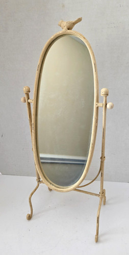 Metal vanity mirror - mirror, swivel