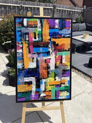 Acrylic canvas large - acrylic,