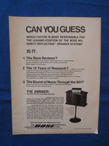 Bose 901 direct reflecting - bose, reflecting"