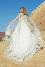 ivory and co lace cape for