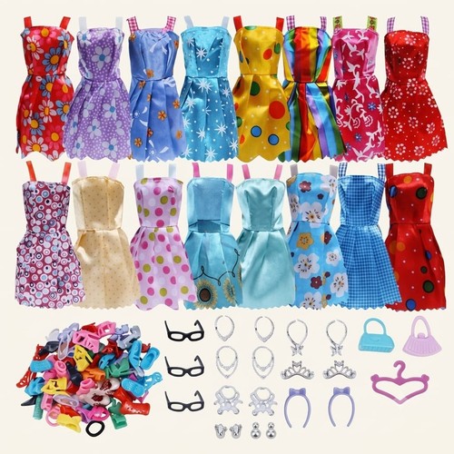 42pcs barbie doll - 42pcs, clothes