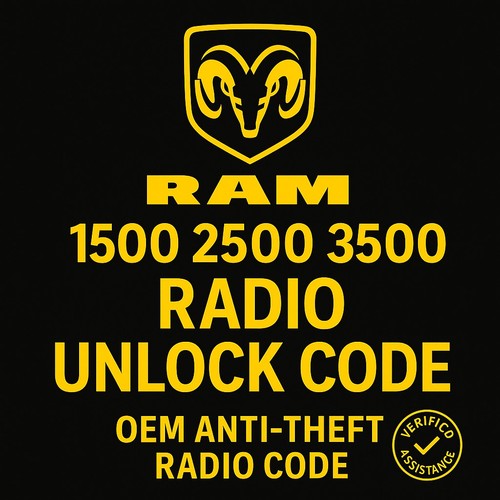 Ram radio code - unlock, |