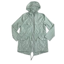 Primark Ladies Raincoat Jacket Parka Blue Size XS Packable Hooded Lightweight