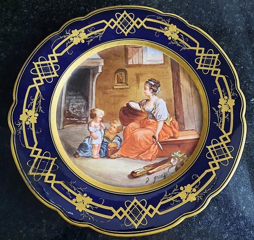 Exquisitely painted 19th - painted, c