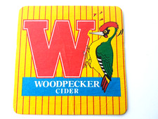 Vintage BULMERS - Woodpecker Cider  .. Cat No'374 Beer mat / Coaster