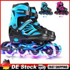 Inline Skates Kids Adjustable Rollerblades with Lighted Wheels Roller Skates