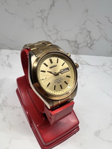 Men seiko kinetic gold - men's,