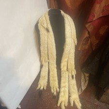 Ermine Fur Neck Scarf Collar