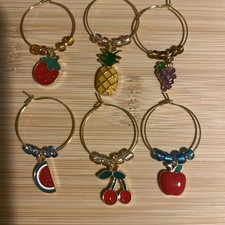 Wine Glass Charms Set Of 6