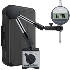 Precision Dial Test Indicator DTI Gauge Flexible Magnetic Base Holder Stand