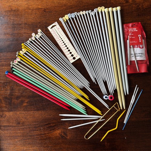 Vintage knitting needles - vintage,