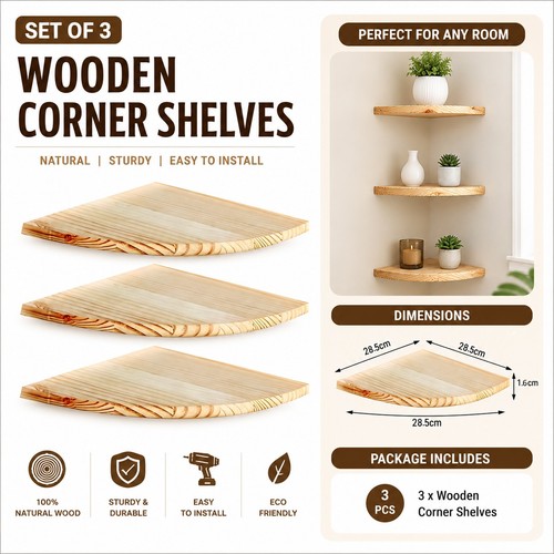 Set corner pine wooden - set,