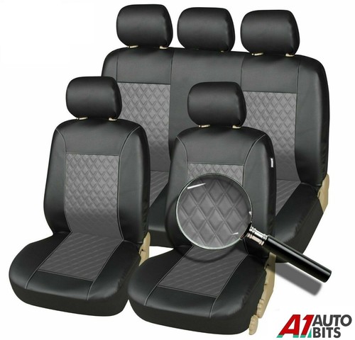 Leather look car seat - seat, cover