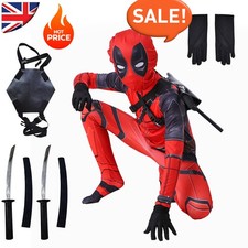 Deadpool Costume Cosplay Kids