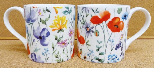 Wildflowers meadow mugs - wildflowers,