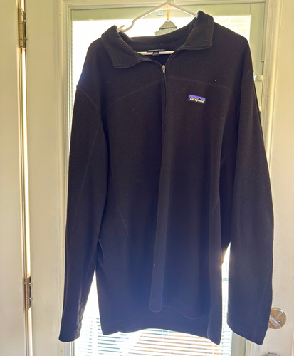 Patagonia men black fleece - men's,