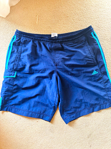 Retro adidas men blue swim - men’s,