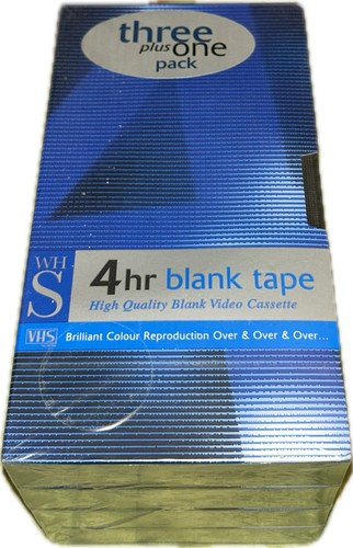 Blank vhs tapes - vhs,