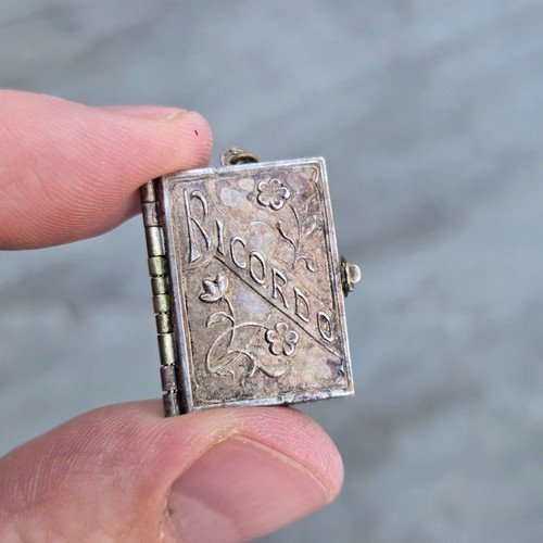 Antique miniature photo - miniature, album