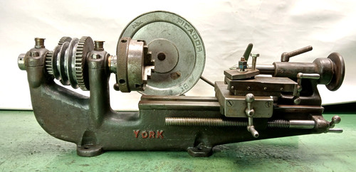 Vintage york watchmakers lathe - york,
