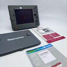 Raymarine C80 MFD Chartplotter Fishfinder Radar Sonar w/Manuals Sun Cover REFURB